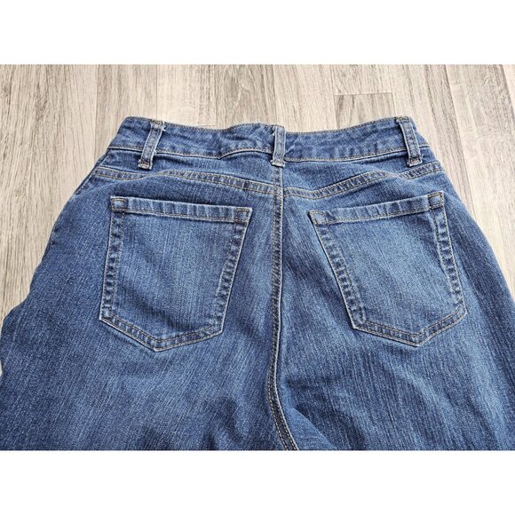 (3/$35) Style & Co Jeans Womens 4 Blue Curvy Capri Stretch Denim Casual Mid Rise - Picture 3 of 12